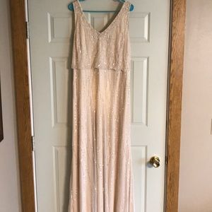 Adrianna Papell Brooklyn Champagne Gown